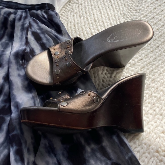 70’s style wooden wedges - Picture 2 of 6